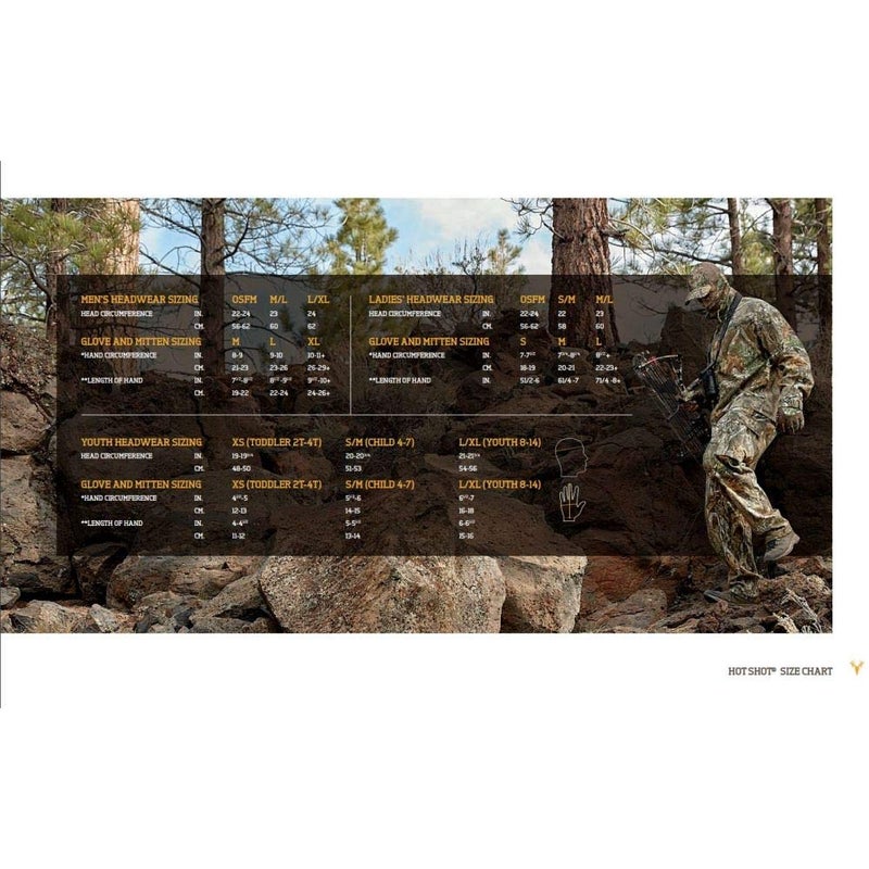 HOT SHOT Menâ€™s Camo Cyclone Stormproof Pop-Top Mittens - Realtree Edge Outdoor Hunting Camouflage - Image 5
